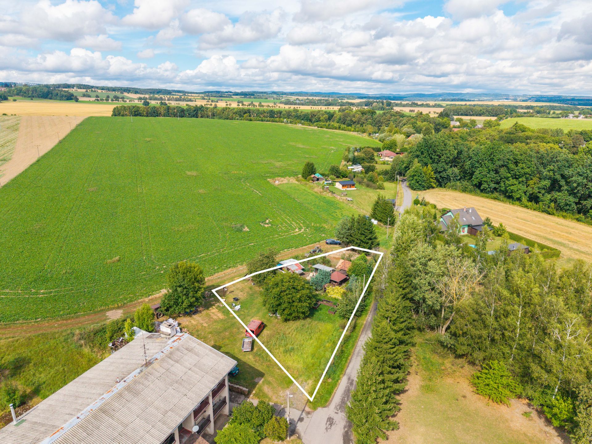 Prodej pozemku ve Lhotě pod Hořičkami, 1161 m2